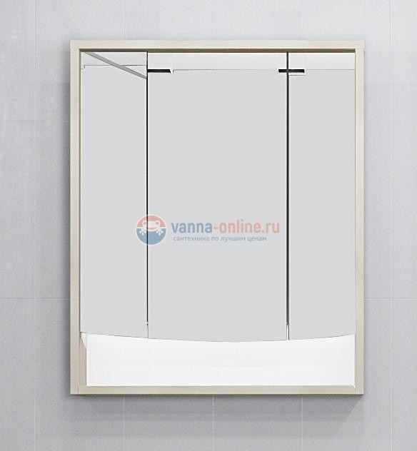 Зеркало-шкаф Акватон Инфинити 76, 1A192102IFSC0, ясень коимбра