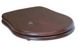 Крышка-сиденье Kerasan Retro 108840 Soft-Close, орех/хром