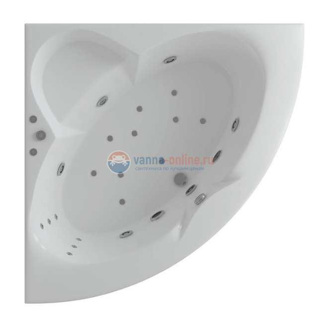 Ванна акриловая Акватек Поларис-2 155*155 см