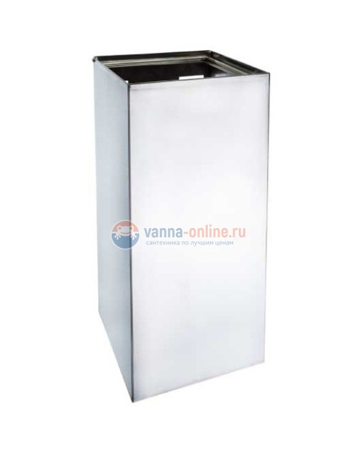 Корзина для мусора 75 л Bemeta Hotel 101915135 35 x 25 x 75 см, хром матовый