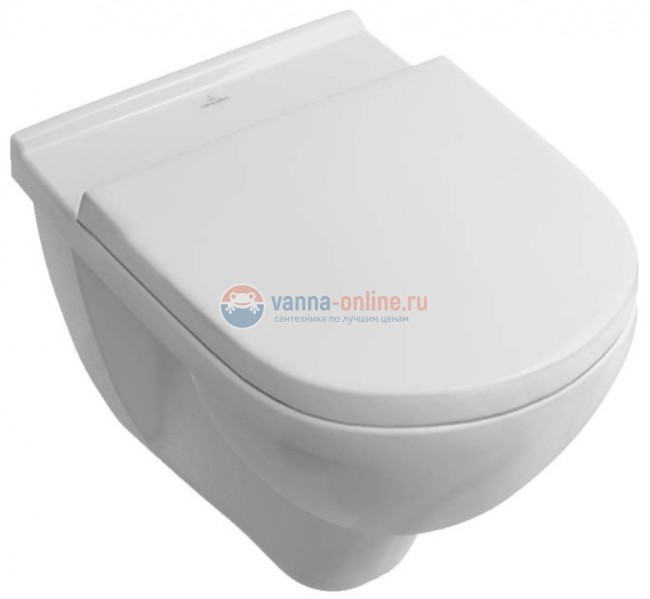 Подвесной унитаз Villeroy&Boch O.novo 5660H101 с сиденьем SoftClose