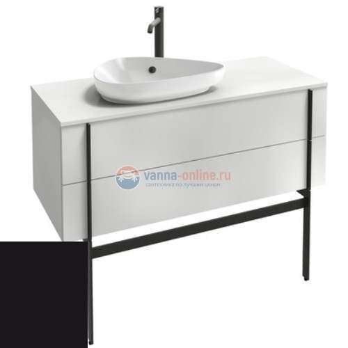 Тумба под раковину Jacob Delafon Nouvelle Vague 120 EB3041-S14, черный сатин