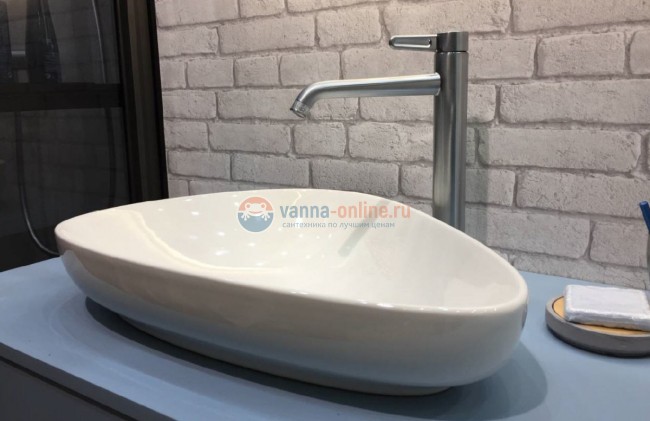 Смеситель Jacob Delafon Nouvelle Vague E78340-CAT для раковины, высокий, без донного клапана, цвет хром матовый Смеситель Jacob Delafon Nouvelle Vague E78340-CAT для раковины, высокий, без донного клапана, цвет хром матовый