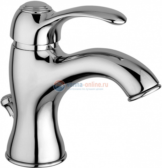 Смеситель Paffoni Flavia FA075CR для раковины, с донным клапаном, цвет хром
