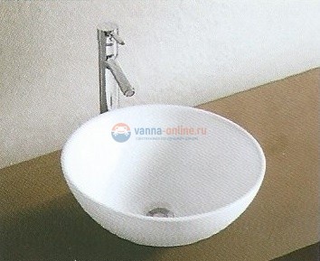 Раковина CeramaLux Серия N N 104 накладная, белый Раковина CeramaLux Серия N N 104 накладная, белый