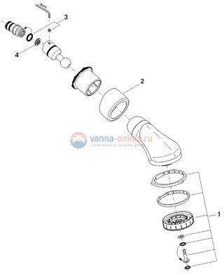 Верхний душ Grohe Relexa Plus Dual 28189000 Верхний душ Grohe Relexa Plus Dual 28189000