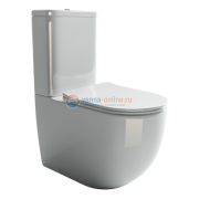 Унитаз компакт Ceramica Nova Mia Rimless CN1801 крышка микролифт, безободковый, белый