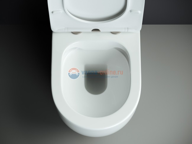 Унитаз компакт Ceramica Nova Mia Rimless CN1801 крышка микролифт, безободковый, белый