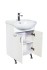 Тумба с раковиной Orange Роса 45 см, напольная, цвет - белый Тумба с раковиной Orange Роса 45 см, напольная, цвет - белый
