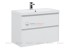 Тумба под раковину Aquanet Гласс 100 00235664, цвет белый