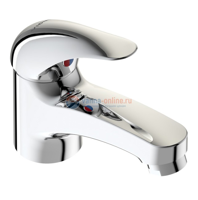Смеситель Vidima ОРИОН (ORION) BA001AA для раковины без донного клапана, хром Смеситель Vidima ОРИОН (ORION) BA001AA для раковины без донного клапана, хром