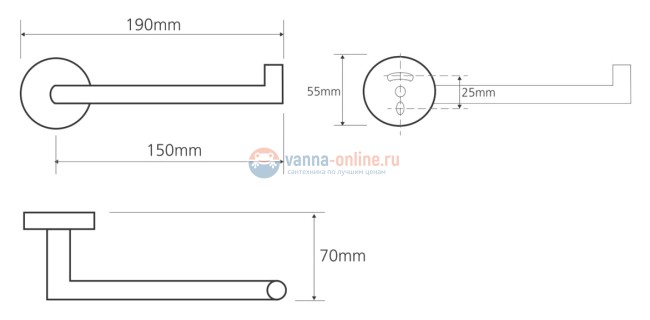 Держатель туалетной бумаги Bemeta Omega 104212032