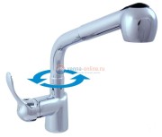 Смеситель для раковины Rav-Slezak Labe L011.5, с выдвижным изливом, хром