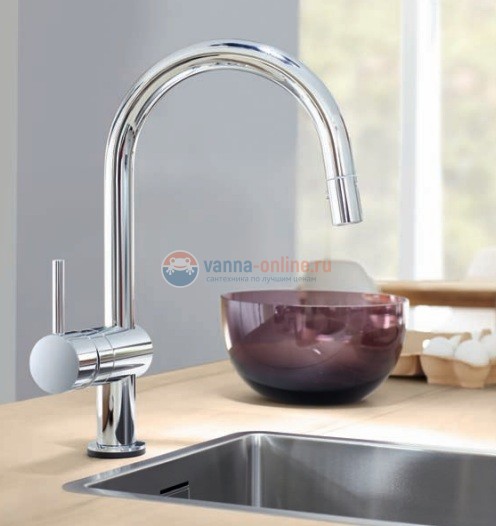 Смеситель Grohe Minta Touch 31358DC0 для кухни, суперсталь Смеситель Grohe Minta Touch 31358DC0 для кухни, суперсталь