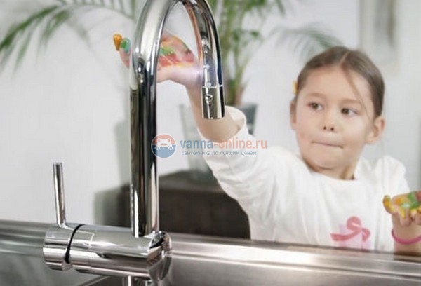 Смеситель Grohe Minta Touch 31358DC0 для кухни, суперсталь Смеситель Grohe Minta Touch 31358DC0 для кухни, суперсталь