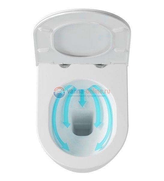 Подвесной безободковый унитаз Ravak Uni Chrome RimOFF, X01535