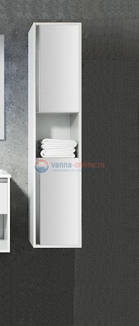 Пенал Sanvit Контур pkontur 30 см подвесной, белый глянцевый Пенал Sanvit Контур pkontur 30 см подвесной, белый глянцевый