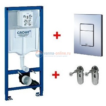 Инсталляция Grohe Rapid SL 38772001 для унитаза
