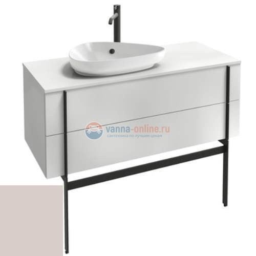 Тумба под раковину Jacob Delafon Nouvelle Vague 120 EB3041-S42, бледно-розовый сатин