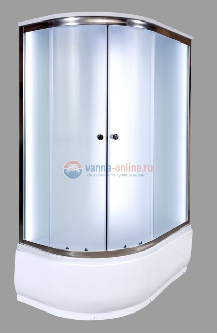 Душевая кабина Deto D D120S LED L/R 120 x 80 см, с крышей и LED подсветкой