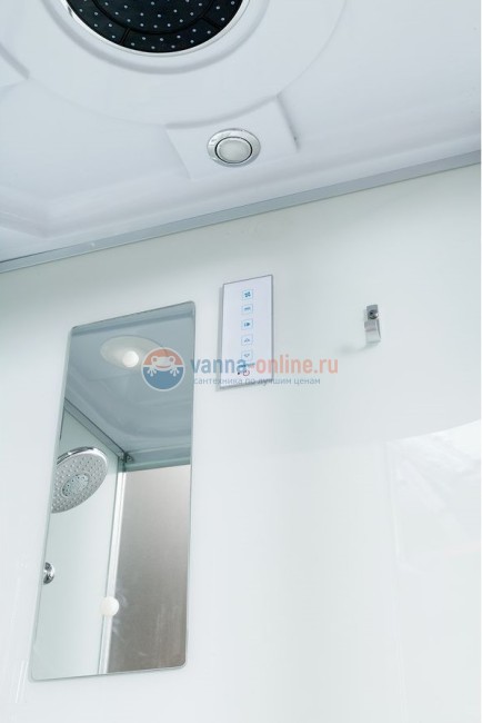 Душевая кабина Deto D D120S LED L/R 120 x 80 см, с крышей и LED подсветкой