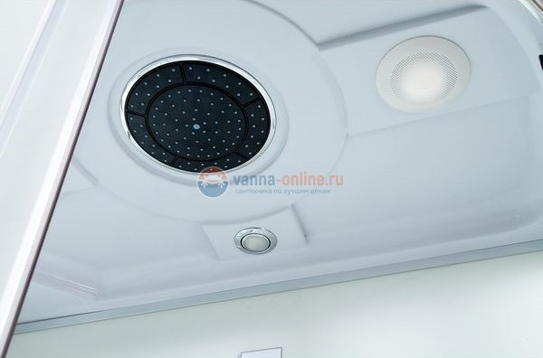 Душевая кабина Deto D D120S LED L/R 120 x 80 см, с крышей и LED подсветкой