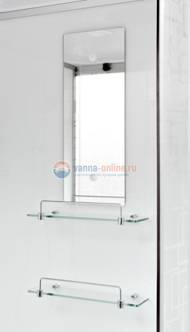 Душевая кабина Deto Em EM4511 L/R N гм 110 x 80 см, без крыши, с гидромассажем