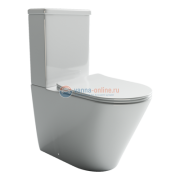 Напольный безободковый унитаз Ceramica Nova HighLight Rimless, крышка микролифт, CN1802