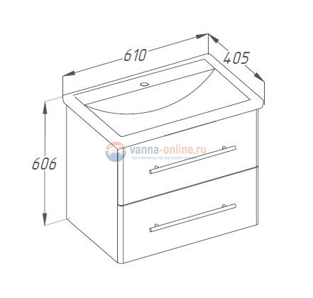 Тумба с раковиной Opadiris Smile Арабеско 60 Тумба с раковиной Opadiris Smile Арабеско 60