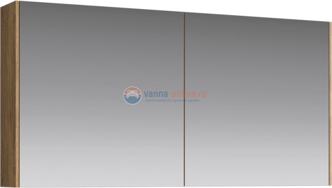 Зеркальный шкаф Aqwella Mobi 100 см, дуб балтийский