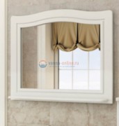 Зеркало Comfortу Павия-100, белый глянец