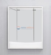 Зеркало-шкаф Акватон Инфинити 76, 1A192102IF010, белый глянцевый