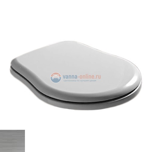Крышка-сиденье Kerasan Retro 109001 standart, белый/хром Крышка-сиденье Kerasan Retro 109001 standart, белый/хром