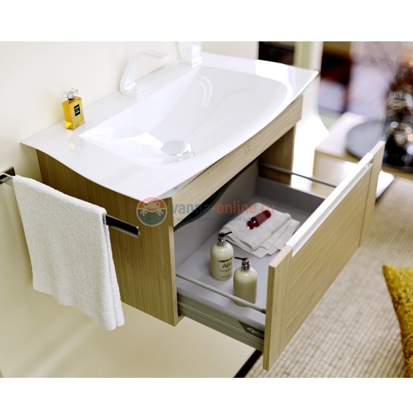 Тумба под раковину Aqwella Simphony 900 Sim.01.07/1/DS, дуб сонома