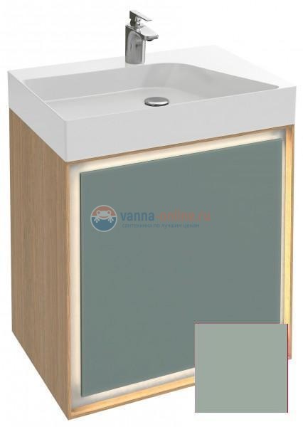 Тумба под раковину Jacob Delafon Rythmik Pure 65 см EB1770-M47, цвет оливковый матовый