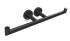 Держатель туалетной бумаги Bemeta Dark 104201070 двойной 38.5 x 8.5 x 5.5 см, черный Держатель туалетной бумаги Bemeta Dark 104201070 двойной 38.5 x 8.5 x 5.5 см, черный