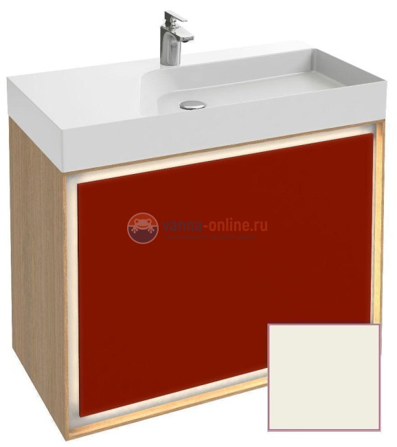 Тумба под раковину Jacob Delafon Rythmik Pure 90 см EB1771-M56, цвет жасмин матовый Тумба под раковину Jacob Delafon Rythmik Pure 90 см EB1771-M56, цвет жасмин матовый