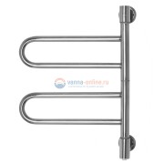 Полотенцесушитель электрический Energy U chrome G2K, ширина 40 см, высота 54 см