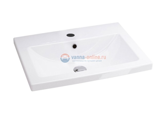 Тумба с раковиной Iddis Mirro MIR60W0i95K 60 см подвесная, белая/дерево Тумба с раковиной Iddis Mirro MIR60W0i95K 60 см подвесная, белая/дерево