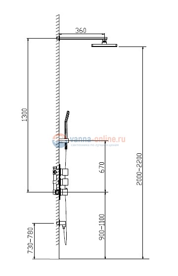 Душевая система скрытого монтажа Timo Tetra-Thermo SX-0199/00 chrome, 3-х режимная, хром Душевая система скрытого монтажа Timo Tetra-Thermo SX-0199/00 chrome, 3-х режимная, хром