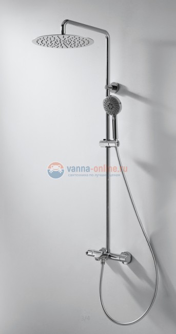 Душевая система Bravat Waterfall F639114C-A3-RUS для ванны