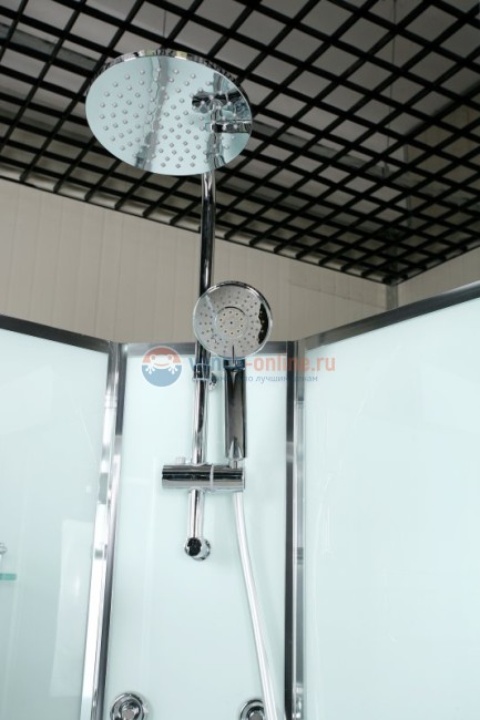 Душевая кабина BelBagno Uno-CAB-R-2-90-P-CR, 90 х 90 см