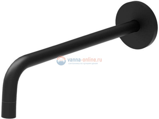 Излив Paffoni Light ZBOC045NO с латунной накладкой, цвет черный