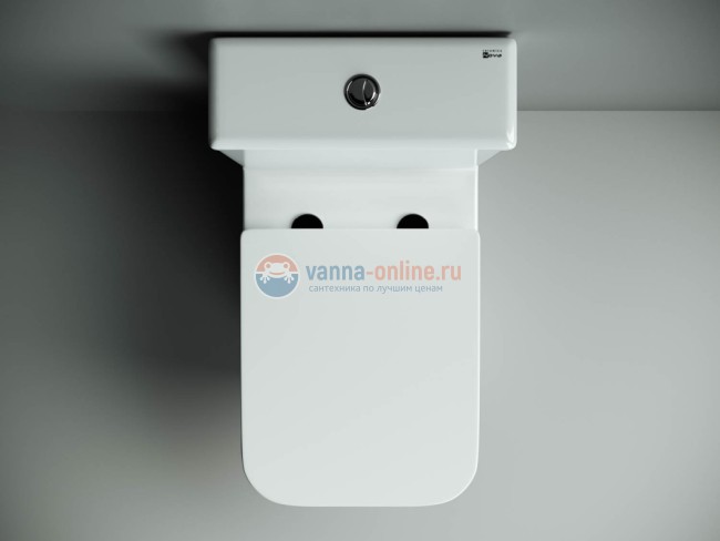 Напольный унитаз Ceramica Nova Cubic Rimless CN1803 36x64x84 см безободковый, с бачком, с сиденьем Soft Close Напольный унитаз Ceramica Nova Cubic Rimless CN1803 36x64x84 см безободковый, с бачком, с сиденьем Soft Close