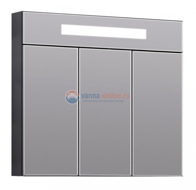 Зеркальный шкаф Opadiris Кристалл Лофт 90 см, белый, 00-00003653 Зеркальный шкаф Opadiris Кристалл Лофт 90 см, белый, 00-00003653