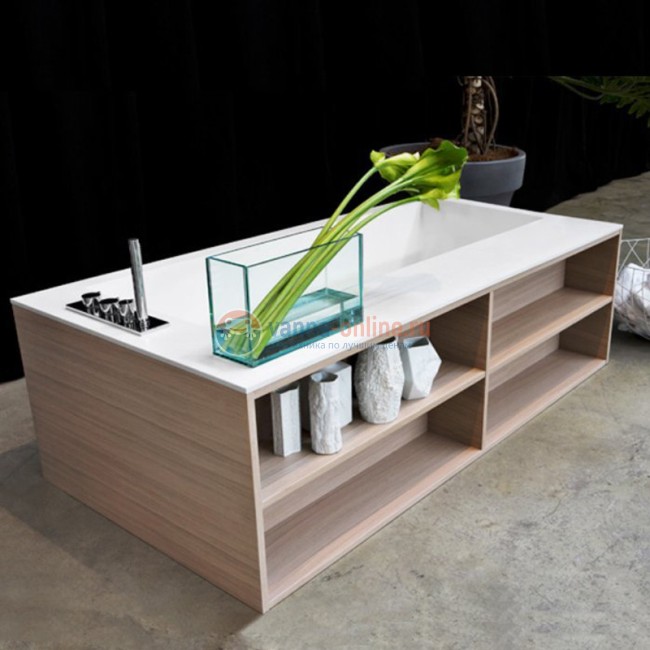 Ванна Antonio Lupi Biblio 190 х 100 х 53,5 см материал: Corian