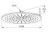 Верхний душ Kludi A-Qa 6433005-00 D30 см круглый, плоский 8 мм, цвет хром Верхний душ Kludi A-Qa 6433005-00 D30 см круглый, плоский 8 мм, цвет хром