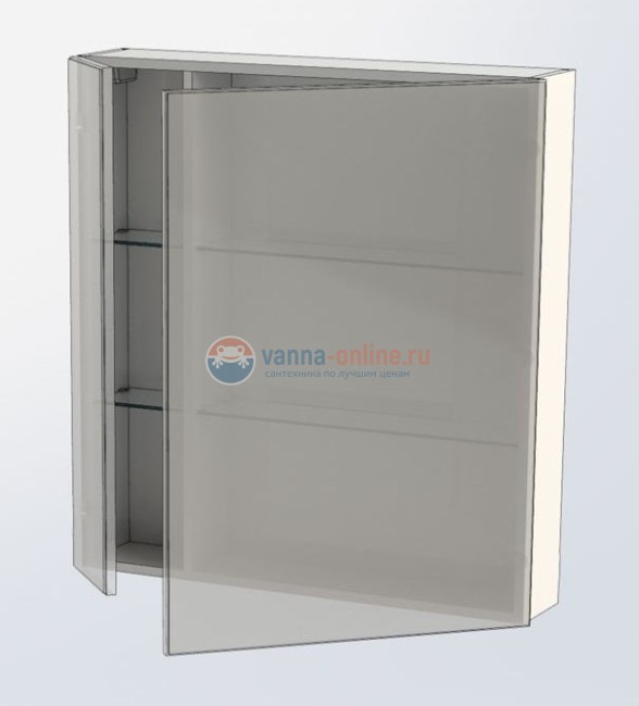 Зеркало-шкаф Aquanet Эвора 80 00183995, цвет капучино