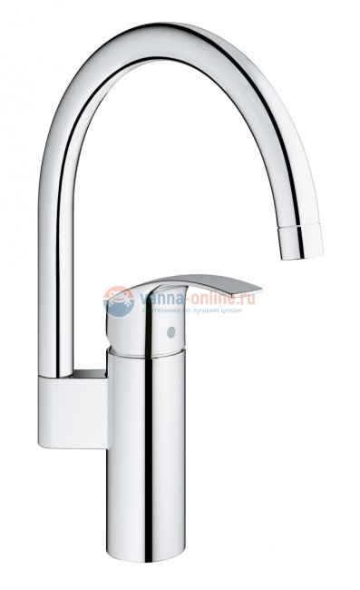 Смеситель однорычажный для мойки Grohe Eurosmart New 33202002 Смеситель однорычажный для мойки Grohe Eurosmart New 33202002