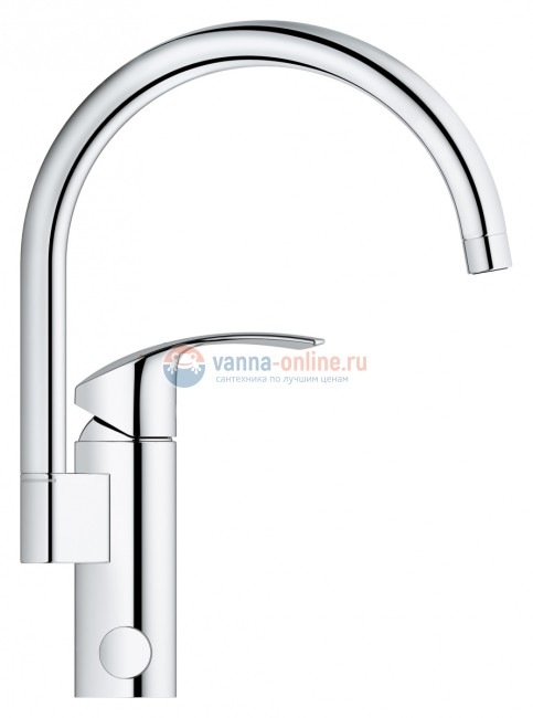 Смеситель однорычажный для мойки Grohe Eurosmart New 33202002 Смеситель однорычажный для мойки Grohe Eurosmart New 33202002